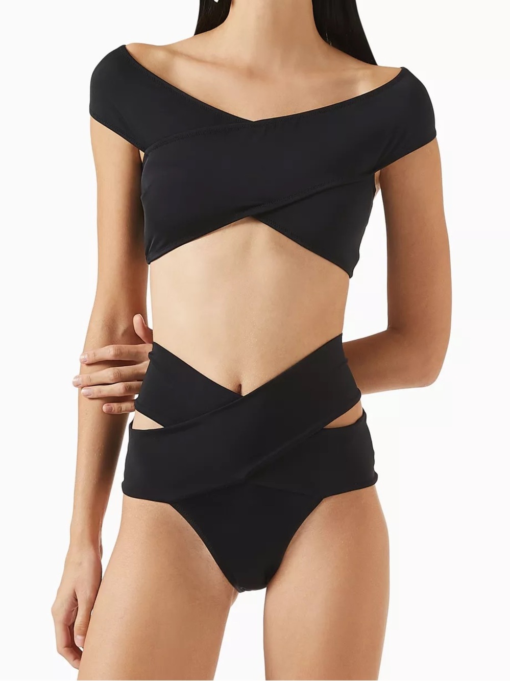 🔥OYE SWIMWEAR Lucette 2 Piece (BLACK)